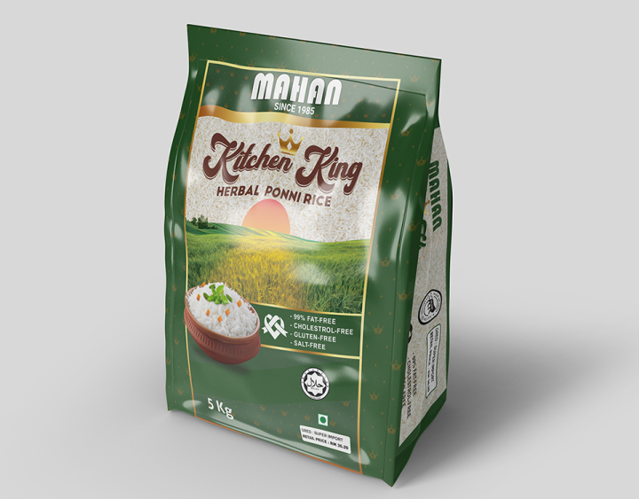 Rice bottle packaging design in thanjavur