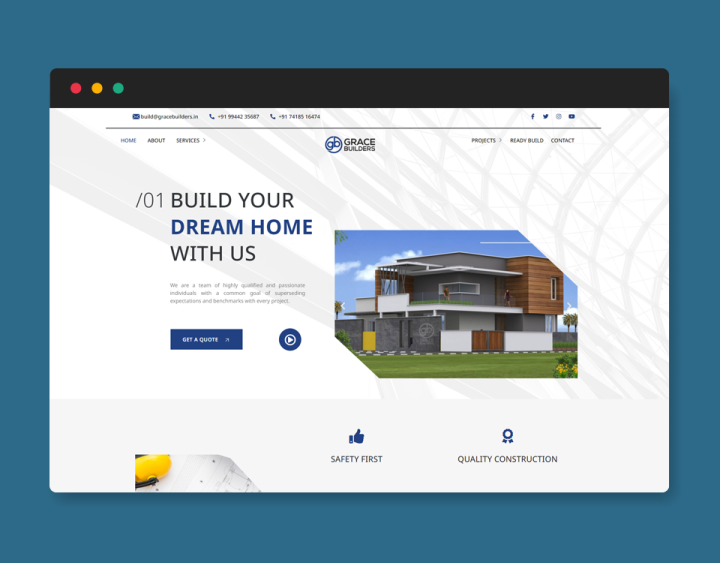 Builders Website Design Thanjavur